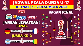 Jadwal Final Piala Dunia U 17 2023 Hari Ini - Jerman vs Perancis - Piala Dunia U17 2023 Indonesia