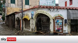 Landslide rips through Italian holiday island of Ischia