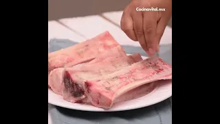 Receta deliciosa de huesos de tuétano
