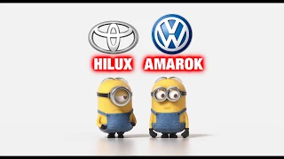 Toyota Hilux vs Volkswagen Amarok Minions Style