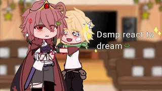 Dsmp react to Dream //dream angst +tommy angst //dsmp //repost