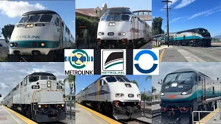 85 TRAINS! Metrolink Throughout Time! Metrolink San Bernardino Line/San Gabriel Subdivision