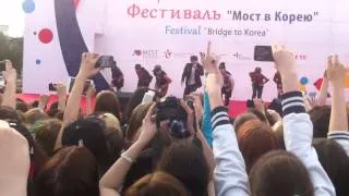 BTS in Moscow, Russia 14/06/14 (Мост в Корею)