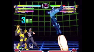 MvC2 - Jill Munching Zombie set up with War Machine AA