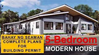 BAHAY NG SEAMAN | Complete Plans for Building Permit | House Design Ideas