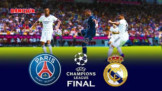 PSG vs REAL MADRID - FINAL UEFA CHAMPIONS LEAGUE 2022 - eFootball PES 2021