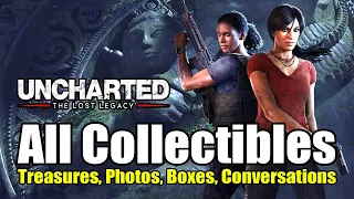 Uncharted The Lost Legacy All Collectibles Locations, Treasures, Photos, Boxes, Conversations