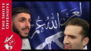Fearless Shia Rafidi curses Abu Bakr and Umar in front of a crowd of Sunnis.