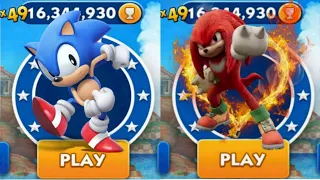 Sonic Dash - Andronic  VS Hunter Knuckles _ Movie Sonic vs All Bosses Zazz Eggman