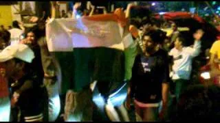 India WC 2011 Final victory - Celebrations in Bangalore 1.mp4