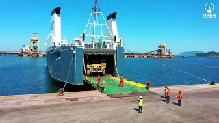Veja como é feito o transporte de caminhão gigante de mineração Cat 777D