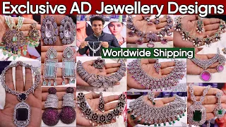 Latest Exclusive AD Designer Jewellery Collection 2024 |New Trending Premium Bridal Jewellery Market