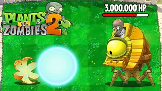 PvZ 2 Challenge - Super Boss Zombot Sphinx inator 3 Million HP Vs 13 Plant Max Level