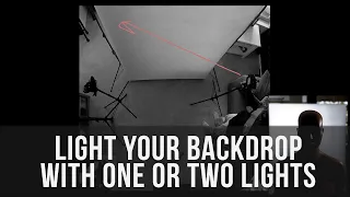 Light Your Backdrop With One Or Two Lights