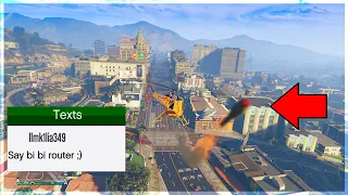 Trolling Griefers With My Sparrow Got a LOT Better on GTA Online