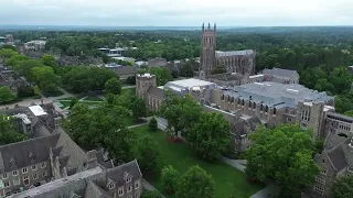 Duke Gardens and Chapel Drone Flyover