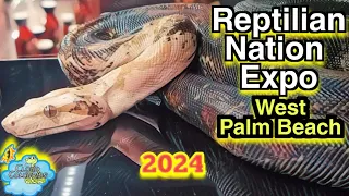 Reptilian Nation Expo 2024, West Palm Beach. Full Walkthrough. Largest Reptile Show in town.