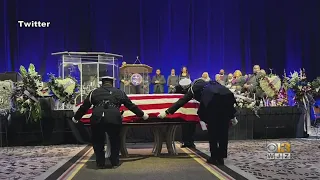 Mourners Pay Respects To Slain Baltimore Police Officer Keona Holley