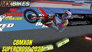 Main Event Final BRSX Cbmxon 2024 - Foxborough finalizando com um P3