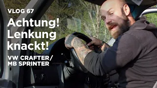 Achtung! Lenkung knackt! / MB Sprinter VW Crafter