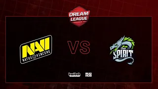 Natus Vincere vs Team Spirit, DreamLeague S13 QL, bo3, game 2 [CrystalMay & Smile]