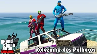 GTA V Online: ROLEZINHO DOS PALHAÇOS ASSASSINOS NO PARQUE DE DIVERSÃO