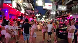 8K Beautiful Girls of soi 6 Nightlife Treetown Buakhao Pattaya Thailand Bars Night Clubs GoGo Clubs