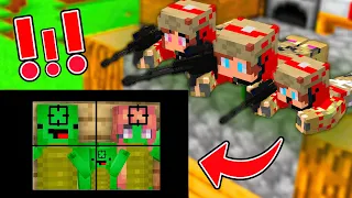 WHY JJ FAMILY BECAME SNIPER AND HUNT MIKEY's FAMILY in Minecraft ? JJ FAMILY SNIPER!