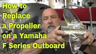 How To Replace A Propeller On A Yamaha F70 Outboard - DIY