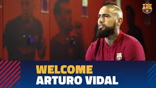 Vidal: "I'm happy to share a dressing room with great players"