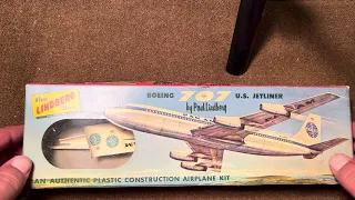 Channel update and giveaway of a Lindberg Boeing 707 Vintage Model Kit!