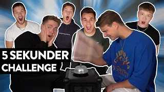 5 SEKUNDERS CHALLENGE!! - MED GUTTERNE