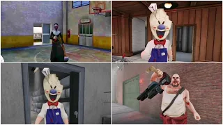 Jumpscare Battle | Evil Nun Vs Ice Scream 6 Vs Ice Scream 7 (Fanmade) Vs Mr Meat 2