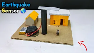 Earthquake Detector Alarm | Simple Science Project | Earthquake Sensor