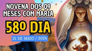 58º dia de novena dos 9 meses com Maria