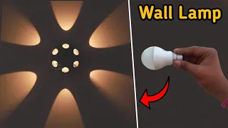 How To Make Wall Hanging Lamp | Decorative Lights For Home | Diy Wall Decor | Wall Light | Wall lamp