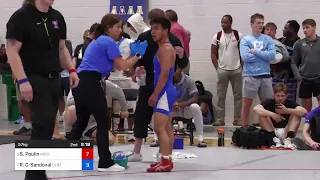 57 Kg Semifinal - Stevo Poulin, Northern Colorado Wrestling Club Vs Richard Castro-Sandoval, Centr