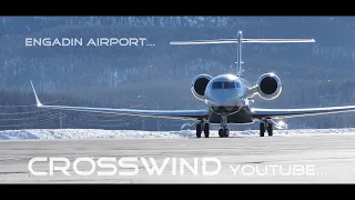 Gulfstream G650ER | NEW EDITING 4K | Engadin Airport | Happy New Year 2022