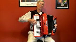 Thus Spake Zarathustra + Blue Danube Waltz,  Accordion Solo, Roland FR-7x, by  Richard Noel