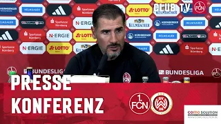 Die PK mit Cristian Fiél & Markus Kauczinski | 1. FC Nürnberg - SV Wehen Wiesbaden 2:1