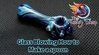 Blowing Glass Pipe |  LAMPWORKING GLASS BLOWING | Glassblowing Pipe