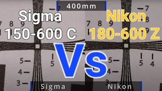 Nikon 180-600 Z vs Sigma 150-600 C [And Sharpness Testing]