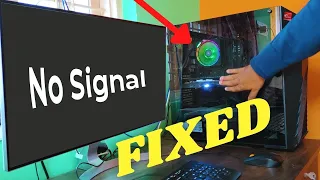 ✅ My Computer is Showing "NO SIGNAL"  On Computer Monitor. Solve Lenovo or Dell or HP or All Monitor