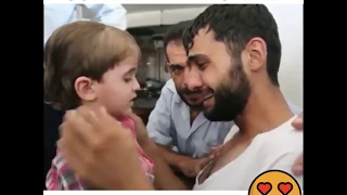 Dad was told that his son died in an airstrike. He found him alive 😍