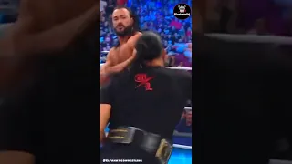 drew mcintyre Ataka a  Roman Reigns en  SmackDown#short