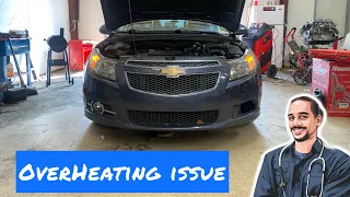 Chevy Cruze Overheating | How To Diagnose a Coolant Leak #coolantleak #chevroletcruze  running hot