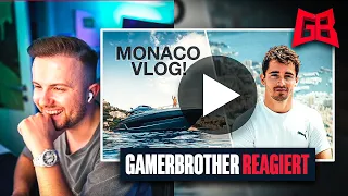 GamerBrother REAGIERT auf CHARLES LECLERC MONACO VLOG 😍😍 GamerBrother Stream Highlights