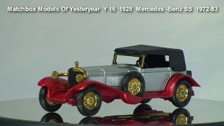 Matchbox Models Of Yesteryear  Y 16  1928   1972- 83 Mercedes  Benz SS