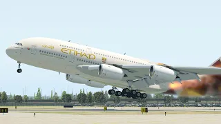 A380 Pilot Made A Huge Mistake While  Emergency Landing Drunk | XP11