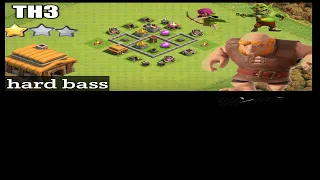 Town Hall 3 (TH3) Hybrid Base Design - Clash of Clans . The ultimate th3 hybrid/ trophy base